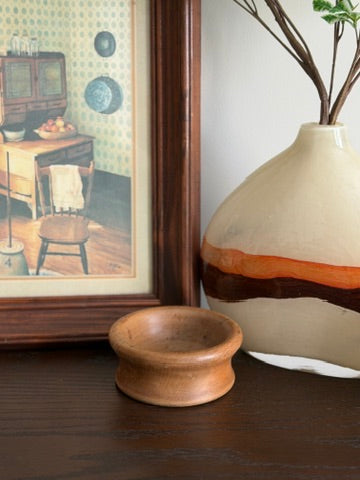 The Trencher — Hand-Turned Wood Salt Bowl