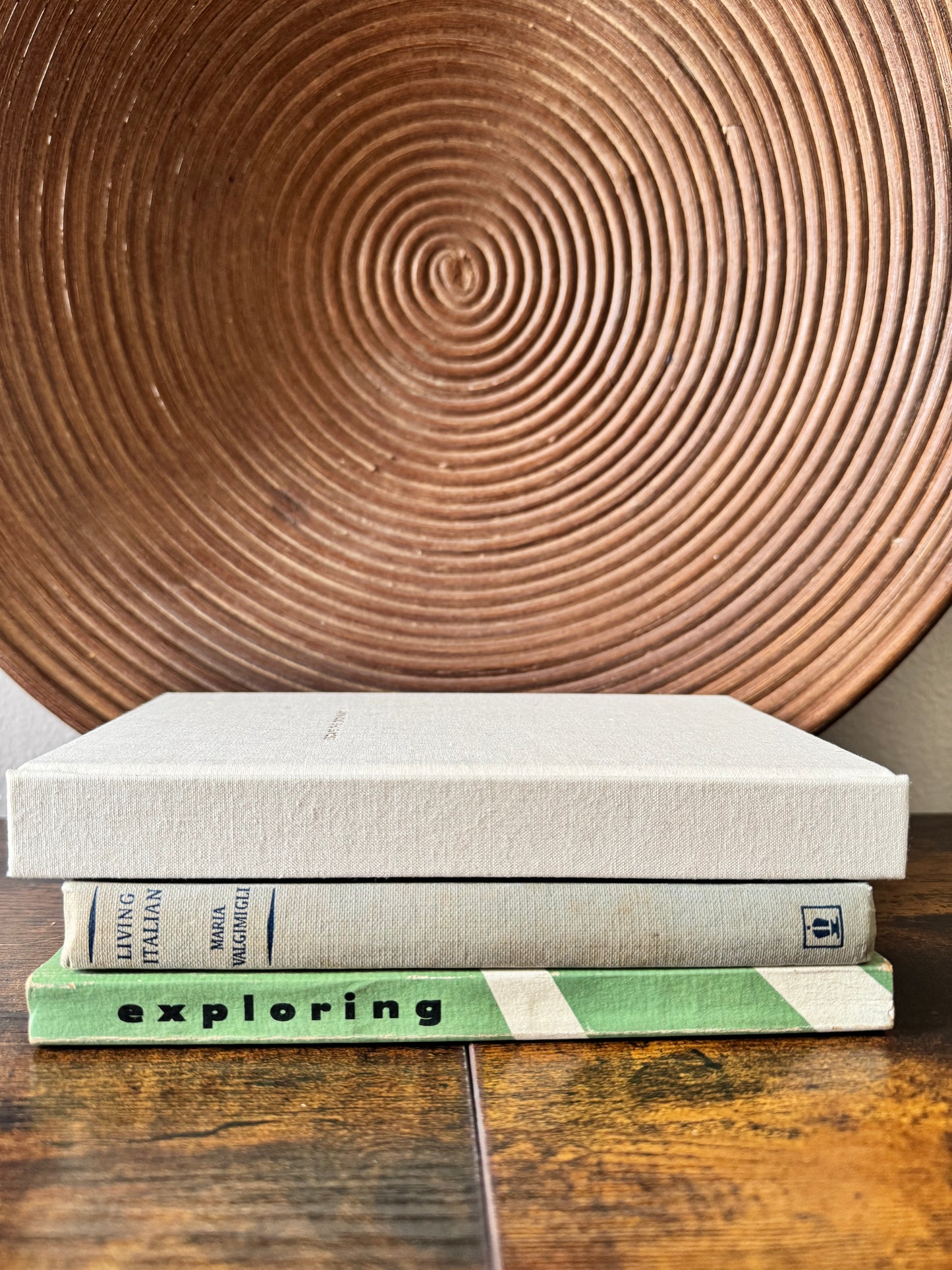The Wanderer’s Stack — Curated Vintage Book Set of Three