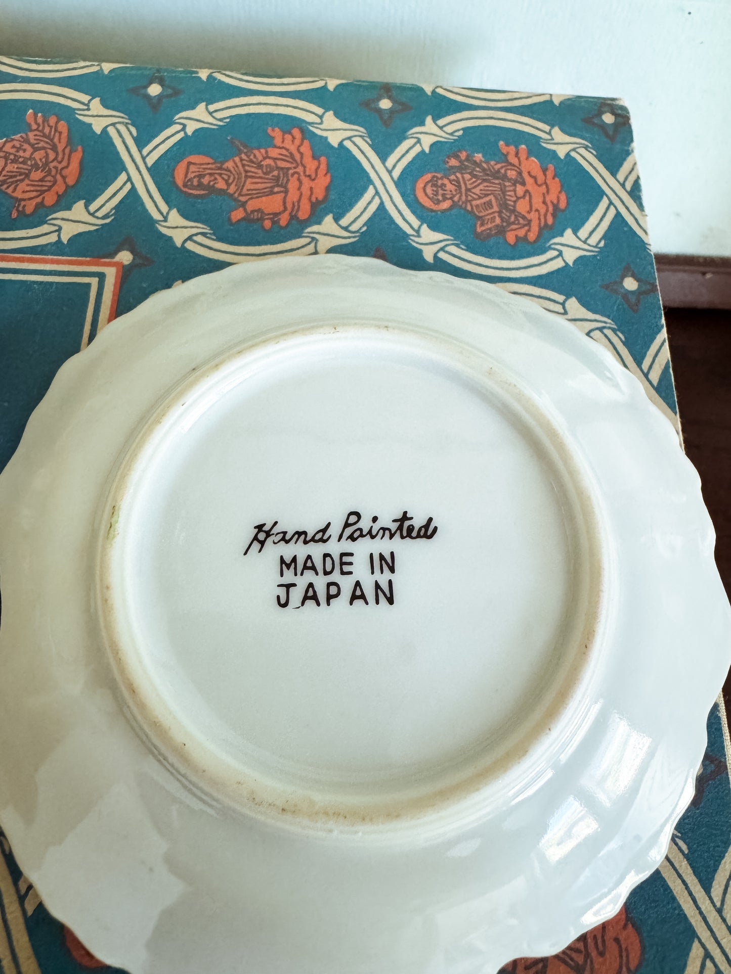 The Tea Rose — Hand Painted Porcelain Dish