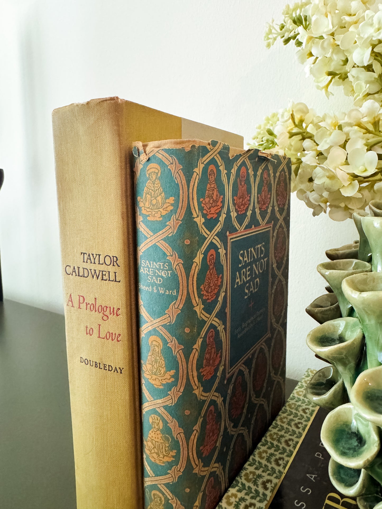 Love & Saints — Vintage Hardcover Book Pair