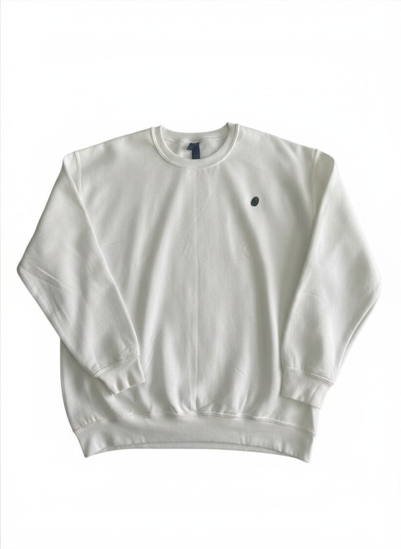 The Olive Crewneck - Hand Embroidered | One of One