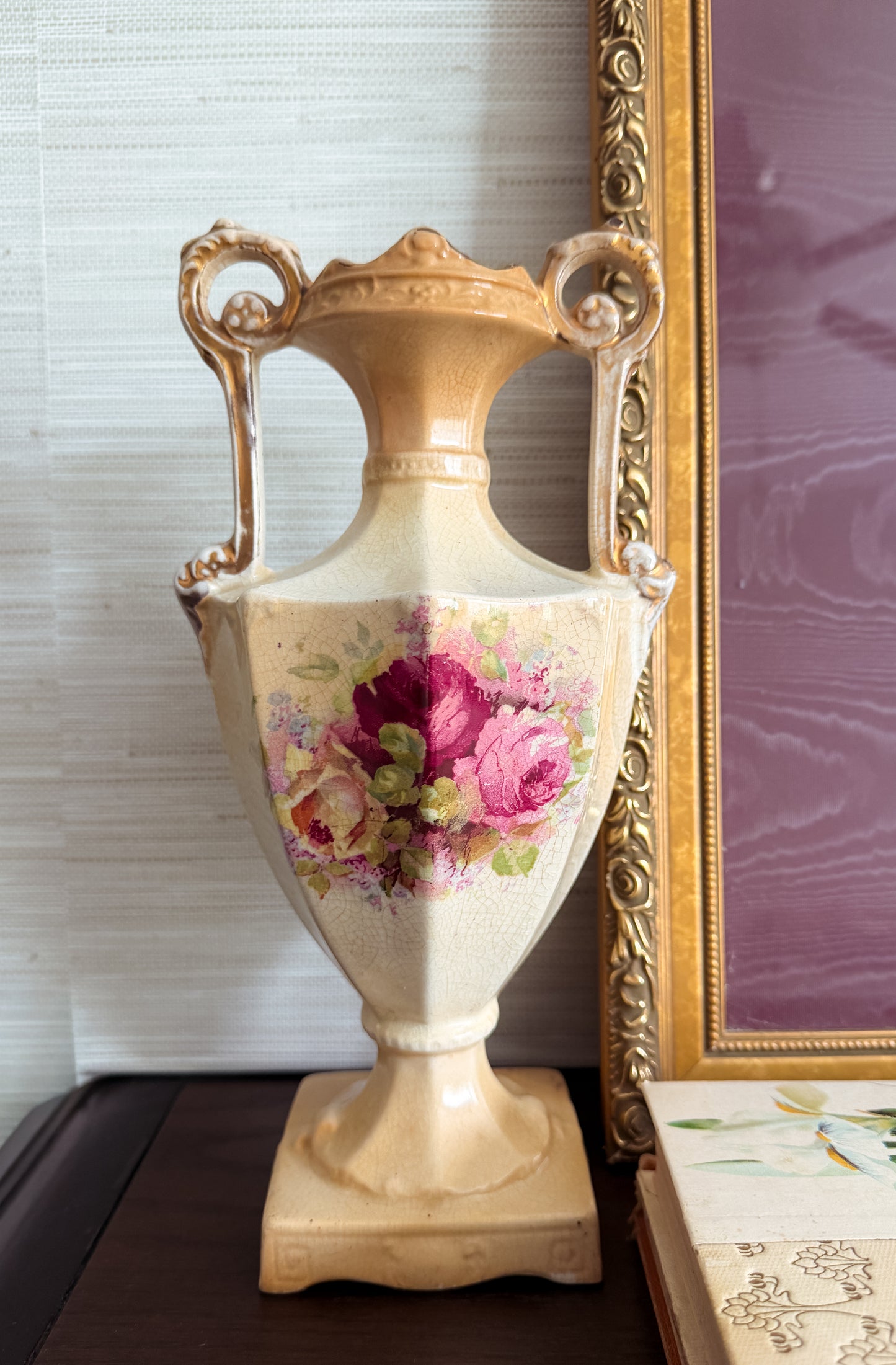The Rosalind — Antique Mantle Vase