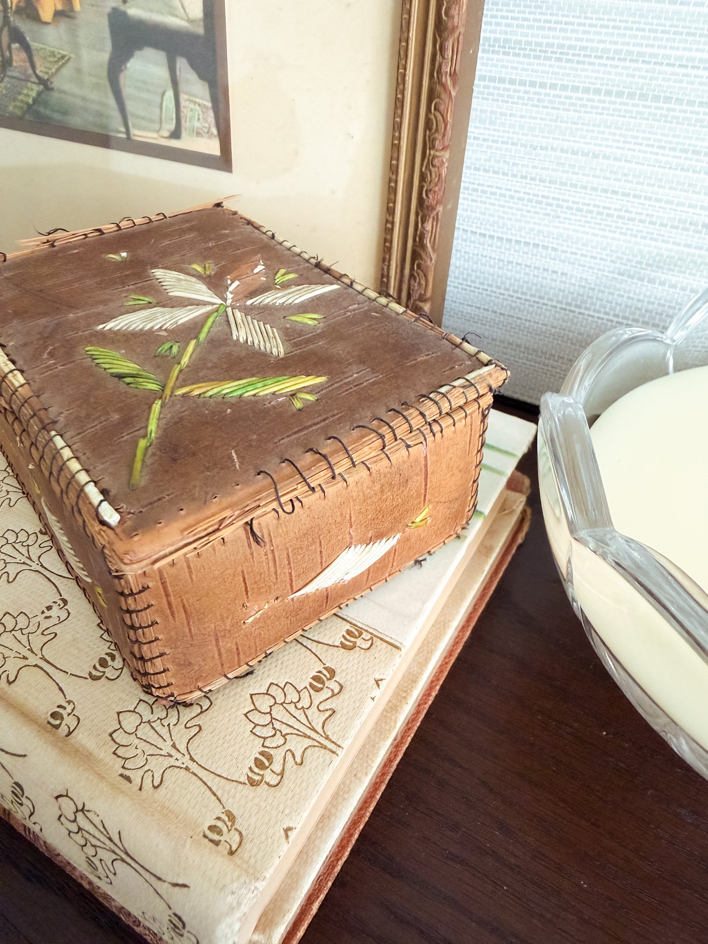 The Quillwork Box — Birch Bark & Porcupine Quill