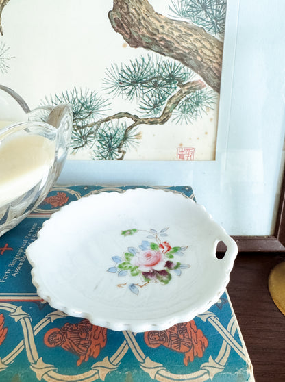 The Tea Rose — Hand Painted Porcelain Dish