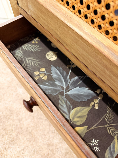 Dolly — Antique Farmhouse Cupboard with Cane Doors