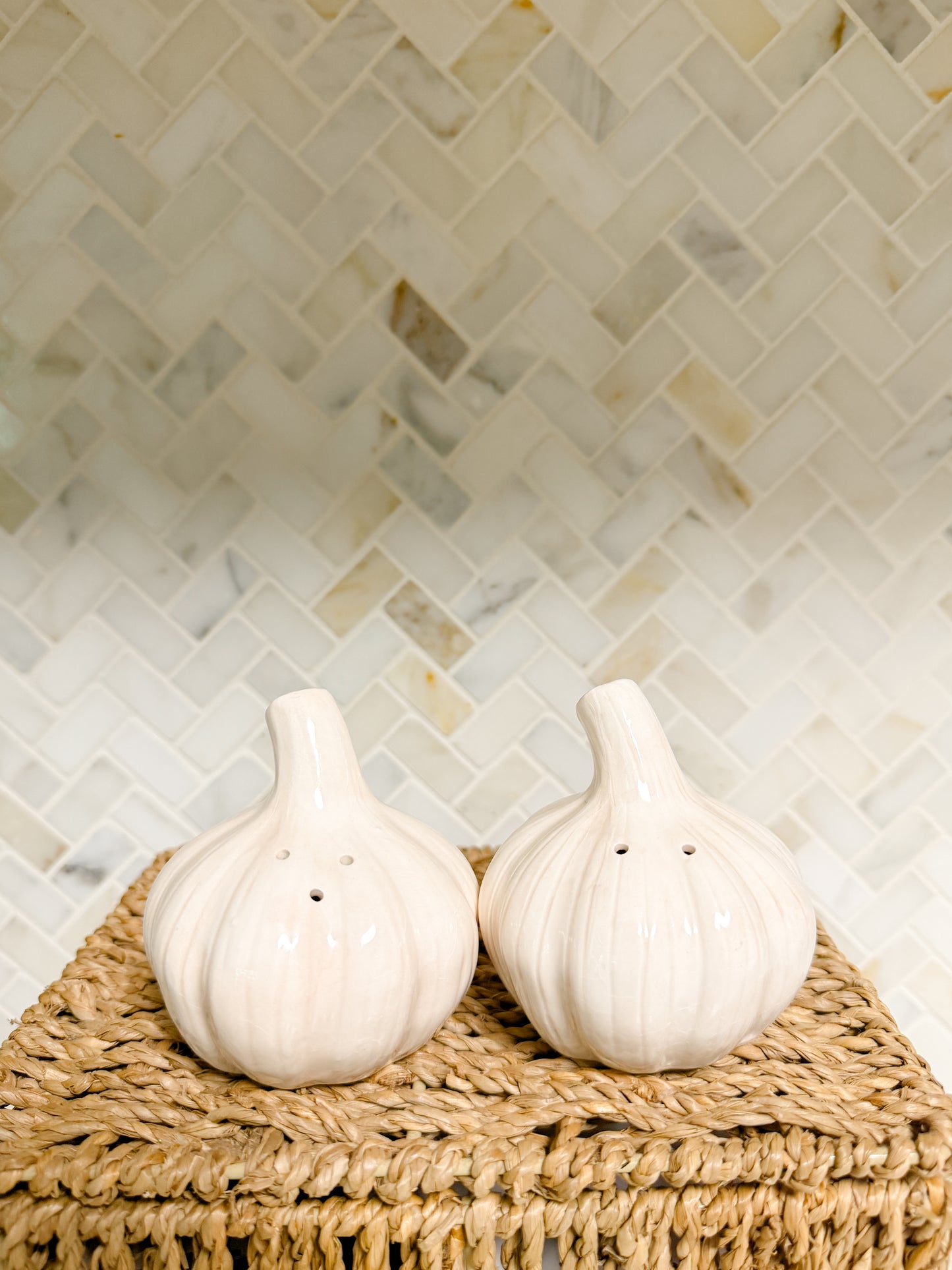 The Garlic Bulbs — Ceramic Shaker Pair