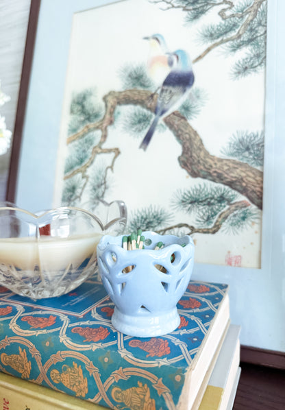 The Pale Blue — Ceramic Match Holder