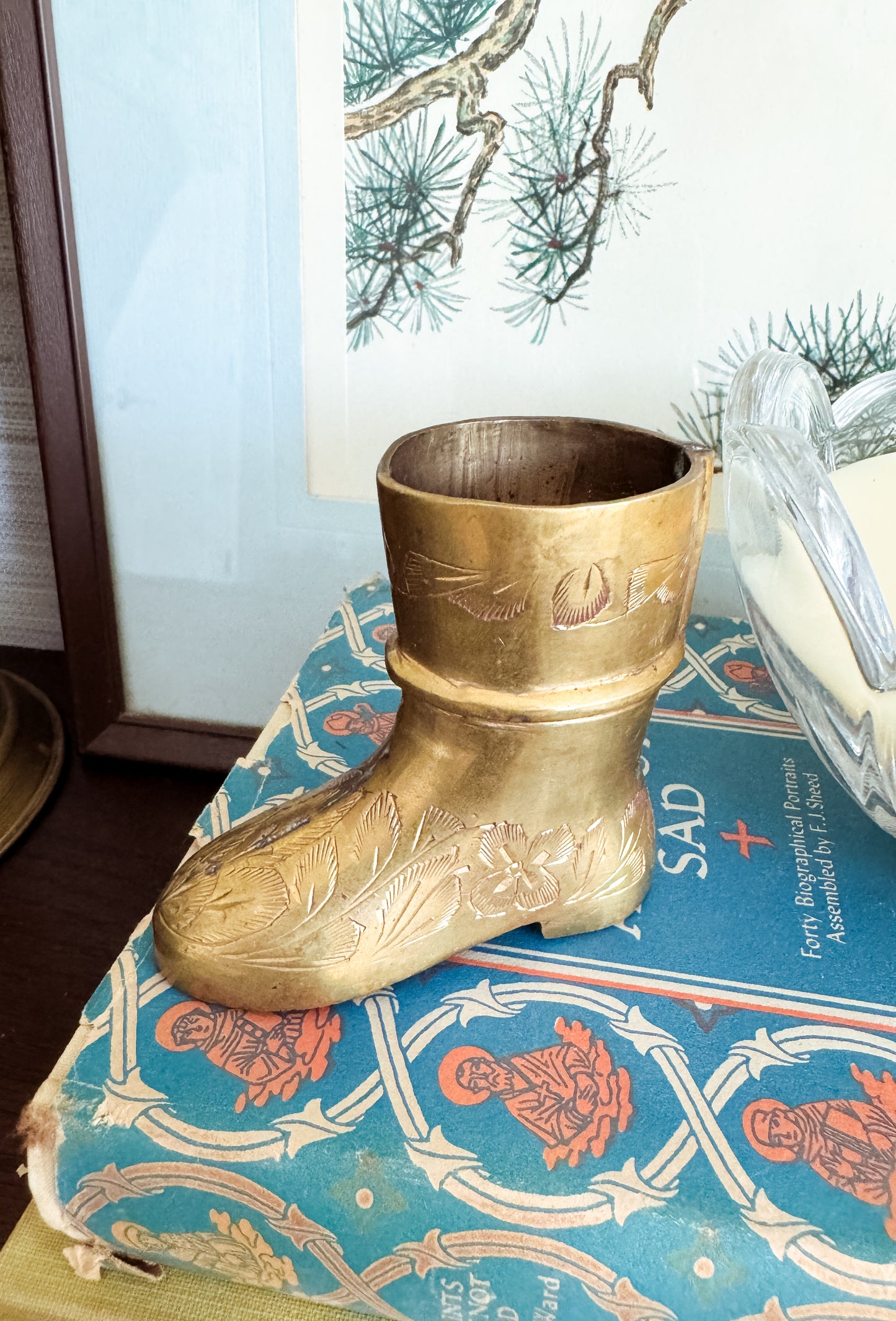 The Wellington — Brass Boot Vessel