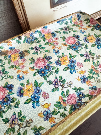 The Chintz Tray — Vintage Floral Tray