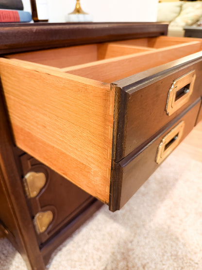 Patsy + June — Korean Chest & Campaign Nightstand Pair