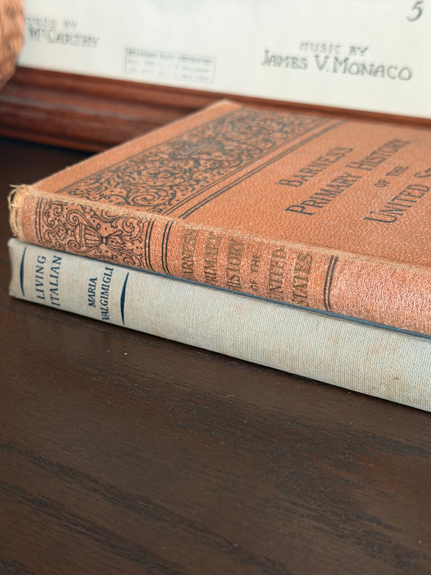 The Nightstand Pair — Two Vintage Books