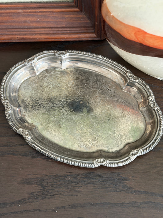 The Viking — Mid-Century Silverplate Vanity Tray