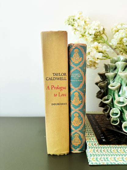 Love & Saints — Vintage Hardcover Book Pair