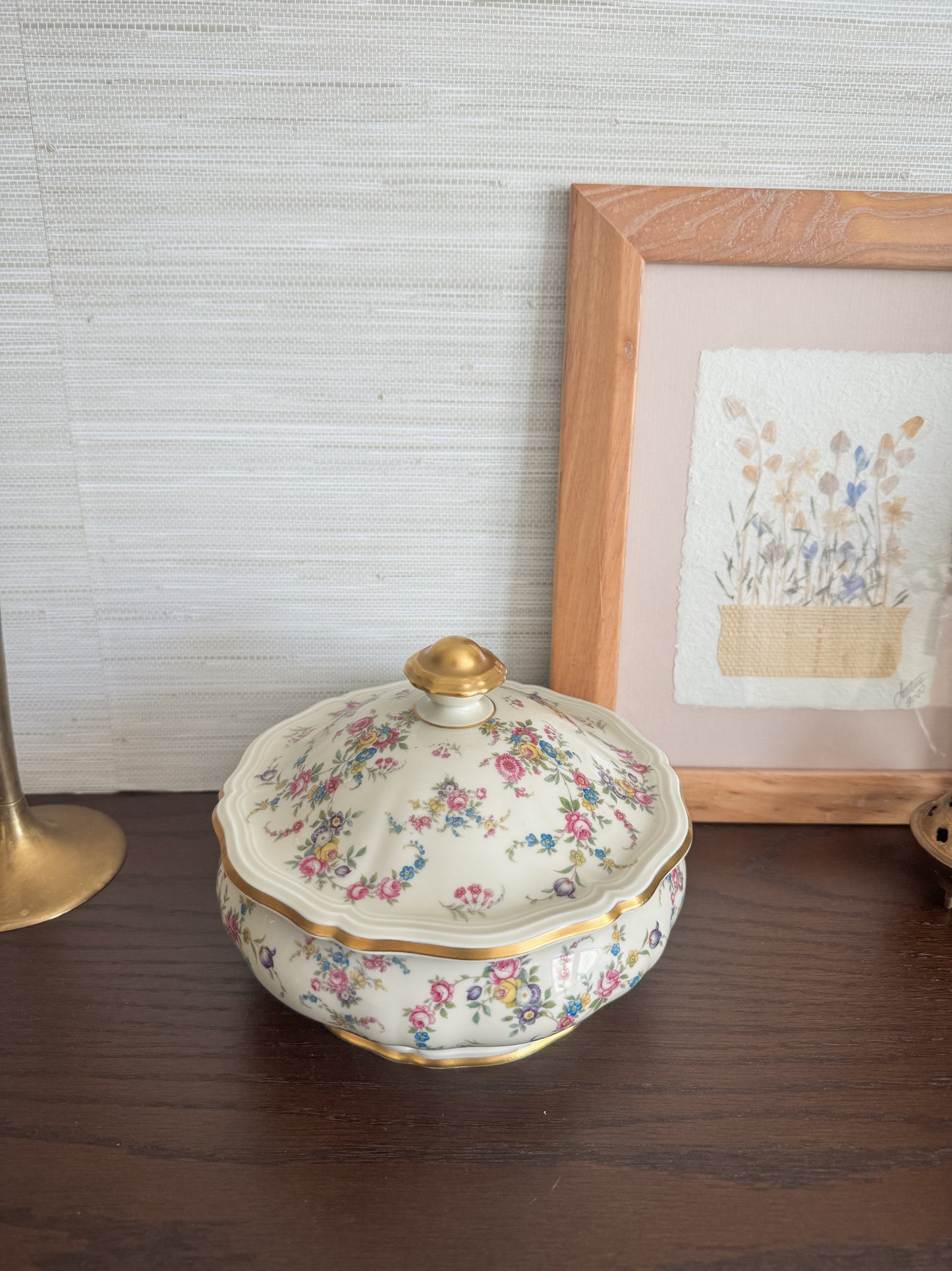 The Posy — Porcelain Lidded Trinket Dish