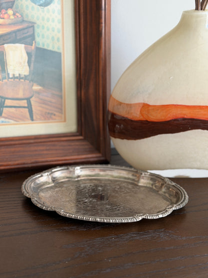 The Viking — Mid-Century Silverplate Vanity Tray