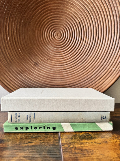 The Wanderer’s Stack — Curated Vintage Book Set of Three