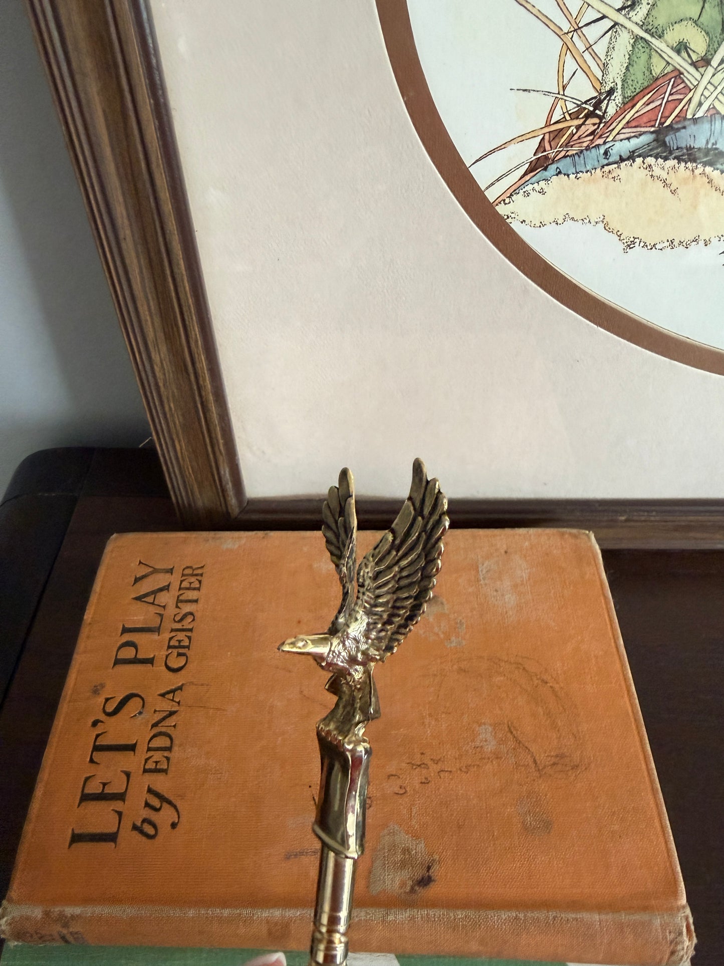 The Lookout — Brass Federal Eagle Magnifying Glass