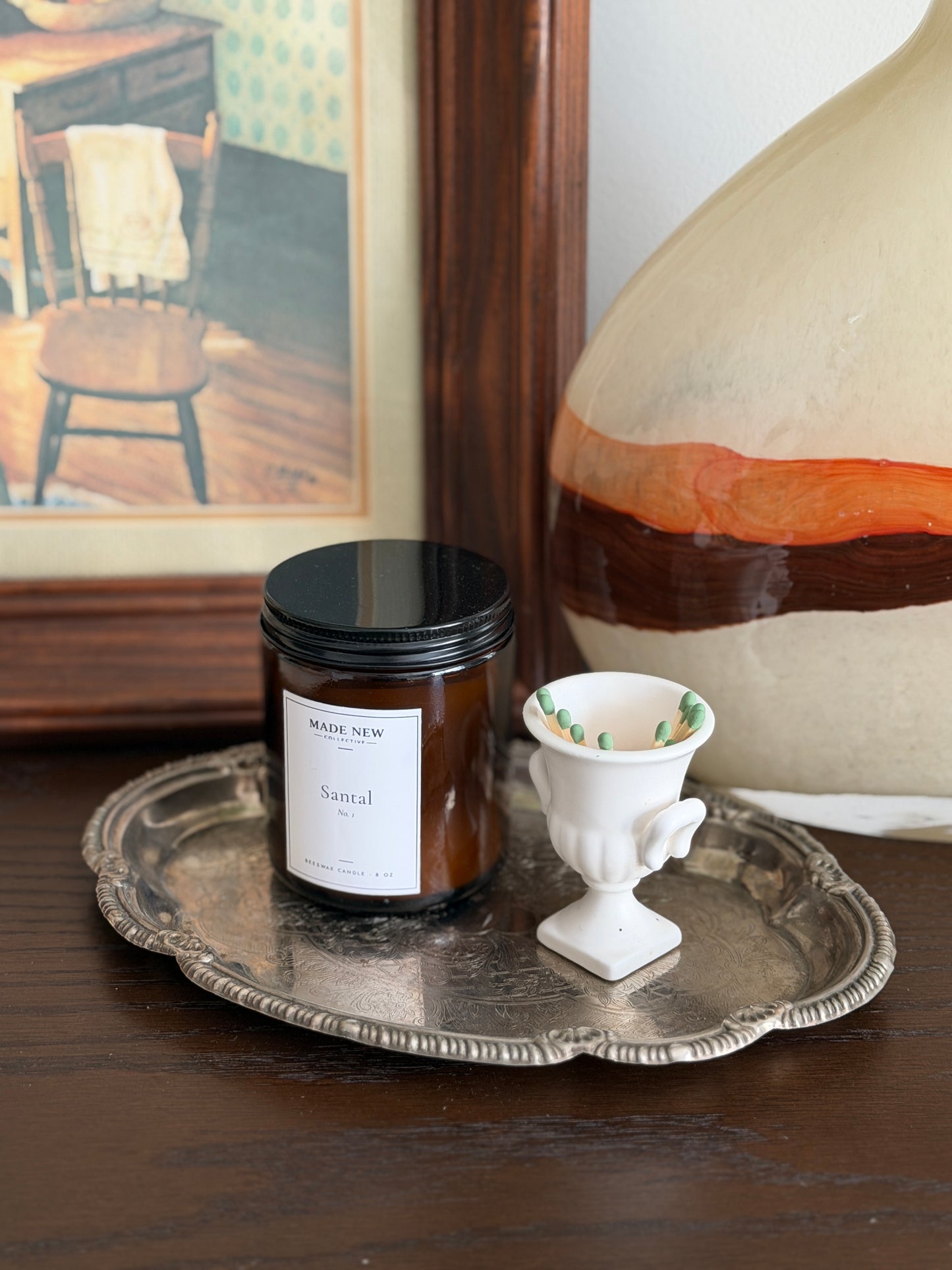 The Viking — Mid-Century Silverplate Vanity Tray