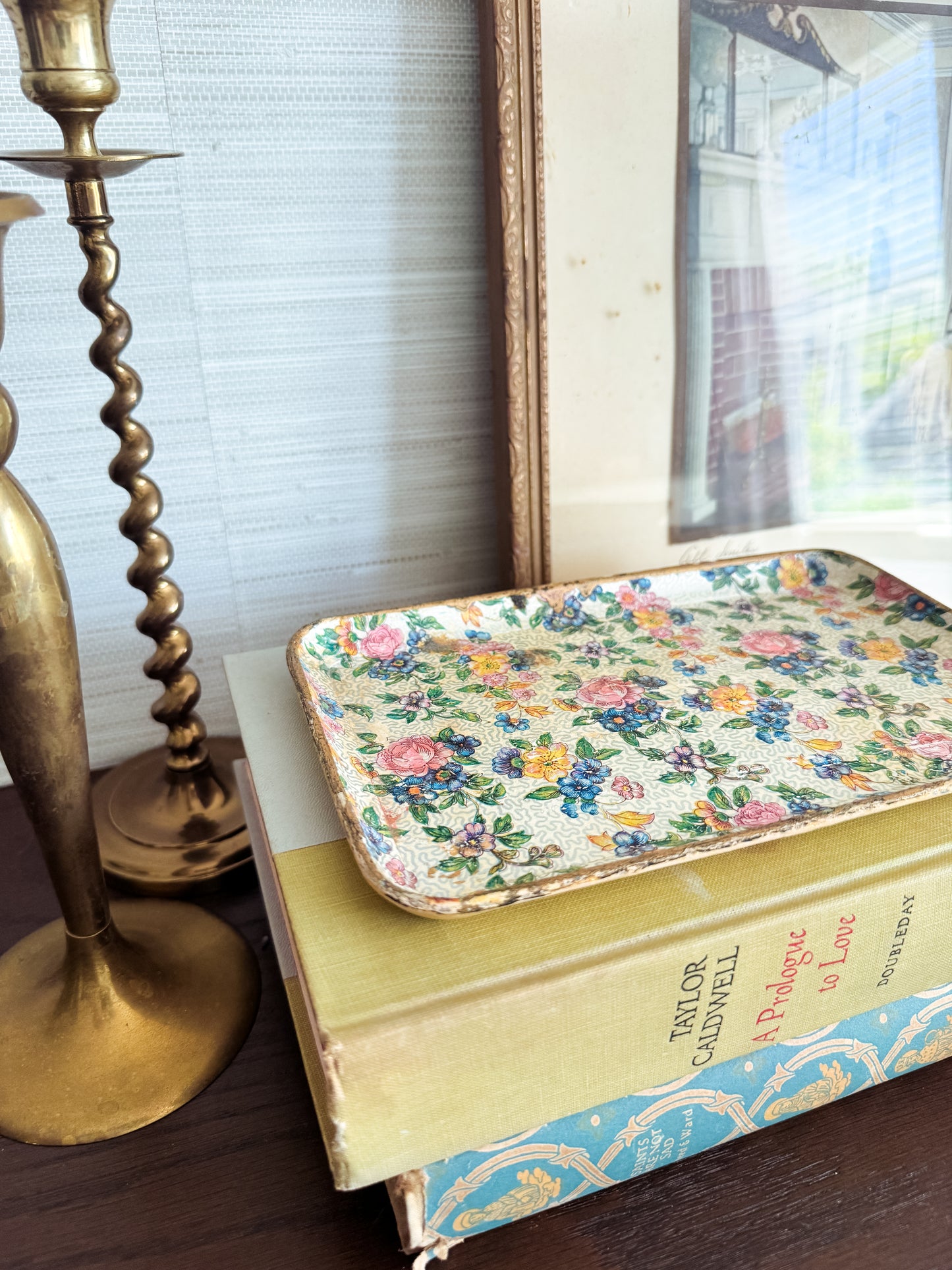 The Chintz Tray — Vintage Floral Tray