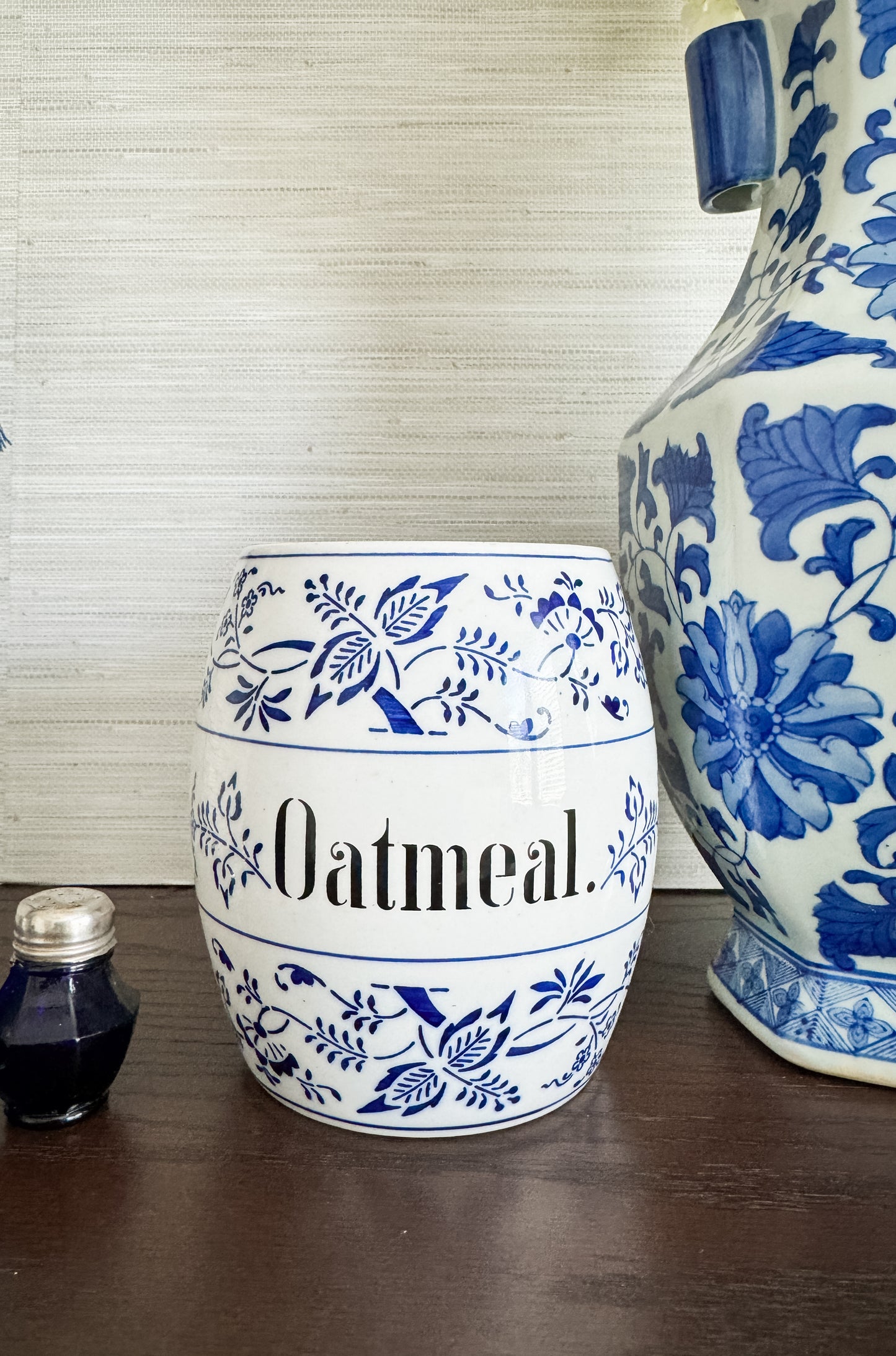 The Pantry Jar — Antique German “Oatmeal” Canister