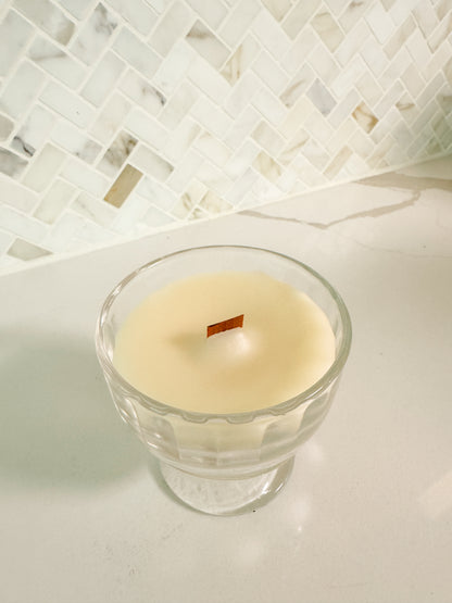 Santal No. 1 Petite Coupe Wood Wick Candle (4 oz)