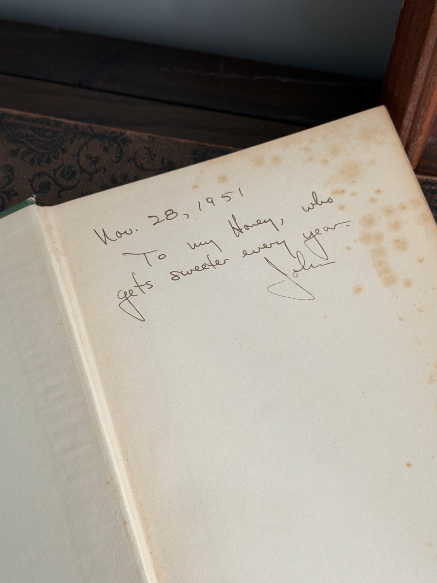 The Frost — 1949 Complete Poems, Inscribed 1951