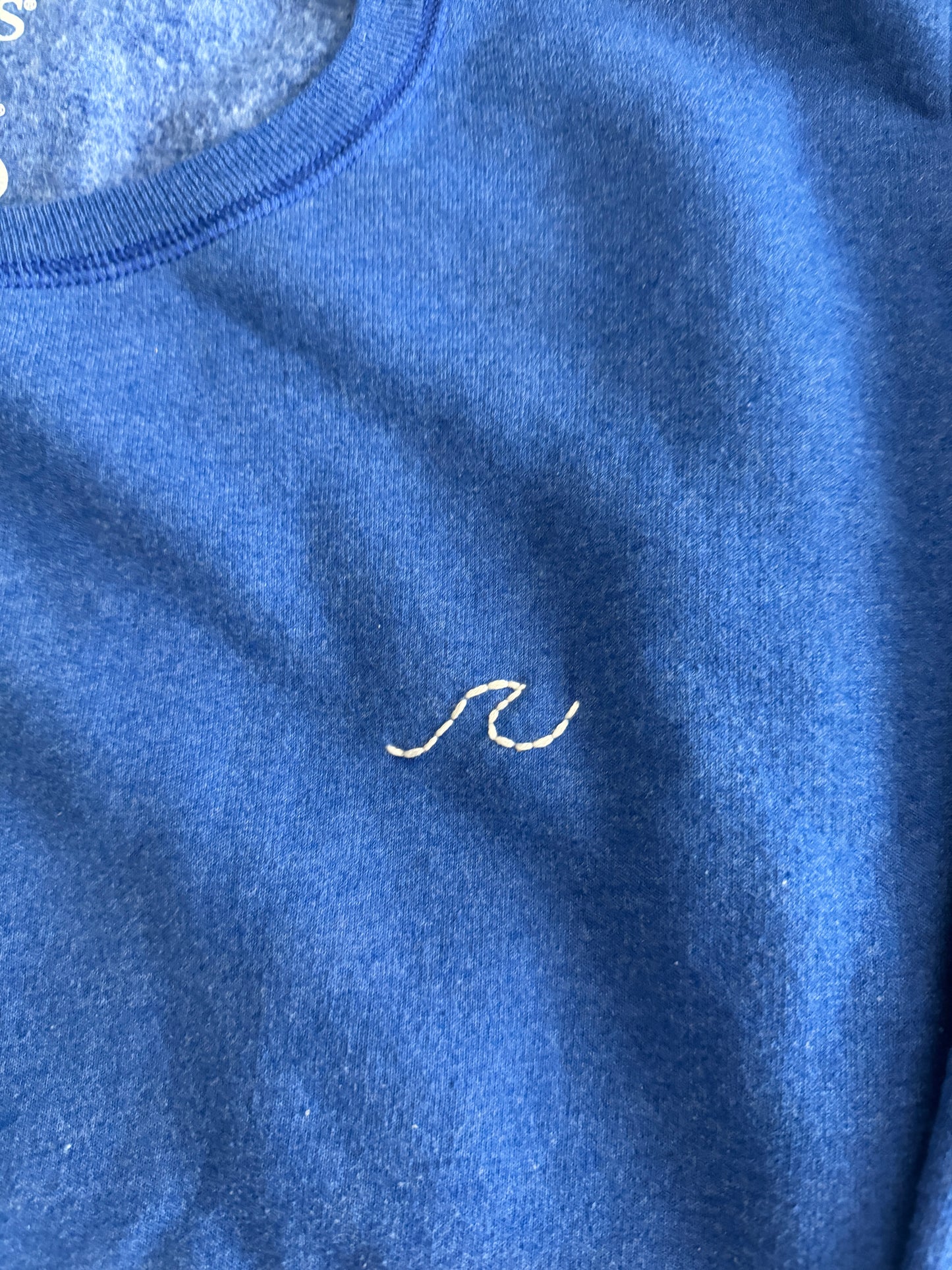 The Tide — Hand-Embroidered Crewneck