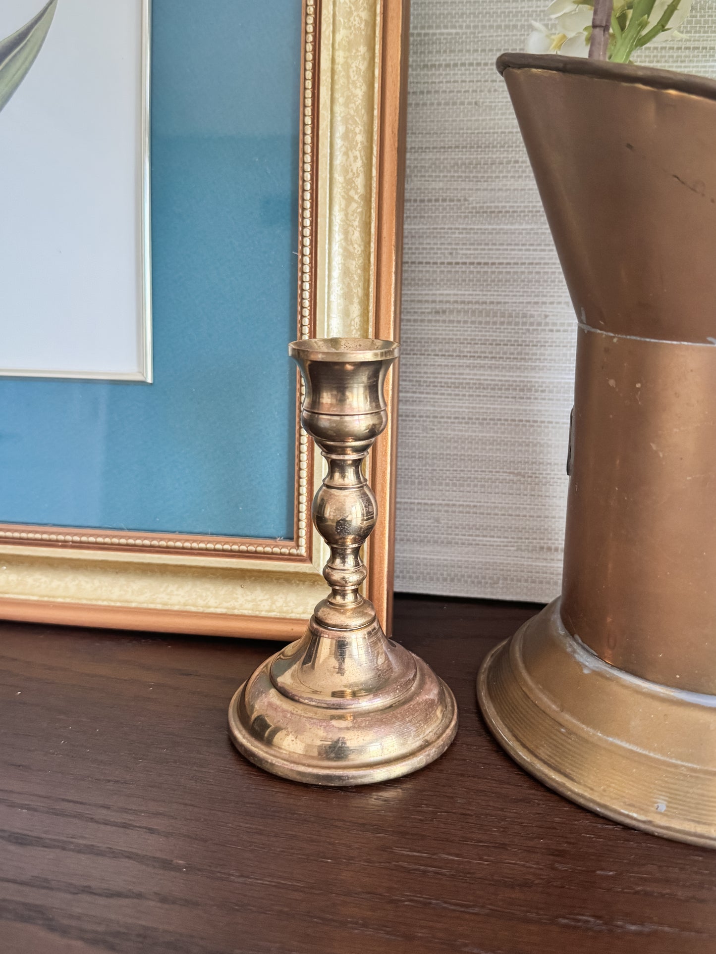 The Solo — Brass Urn Candlestick