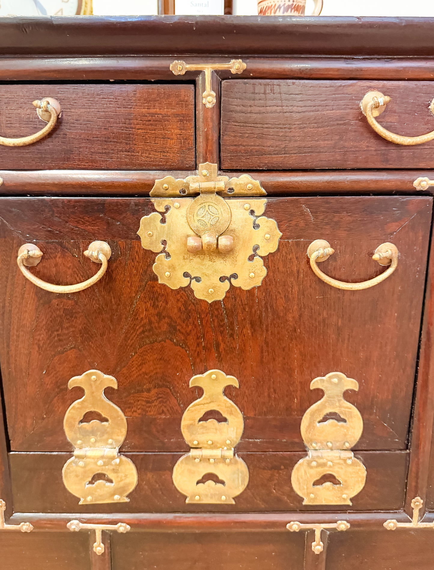 Patsy + June — Korean Chest & Campaign Nightstand Pair