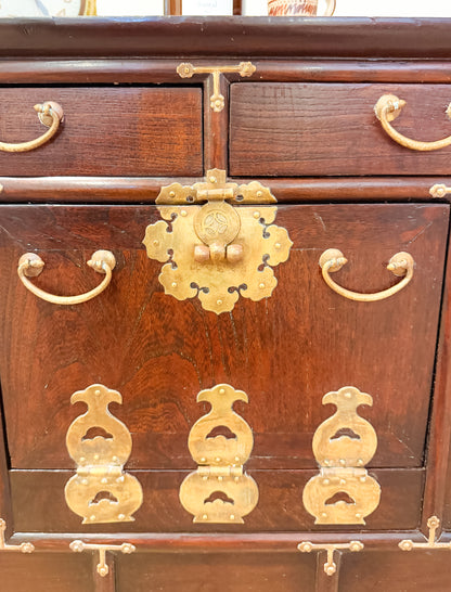 Patsy + June — Korean Chest & Campaign Nightstand Pair