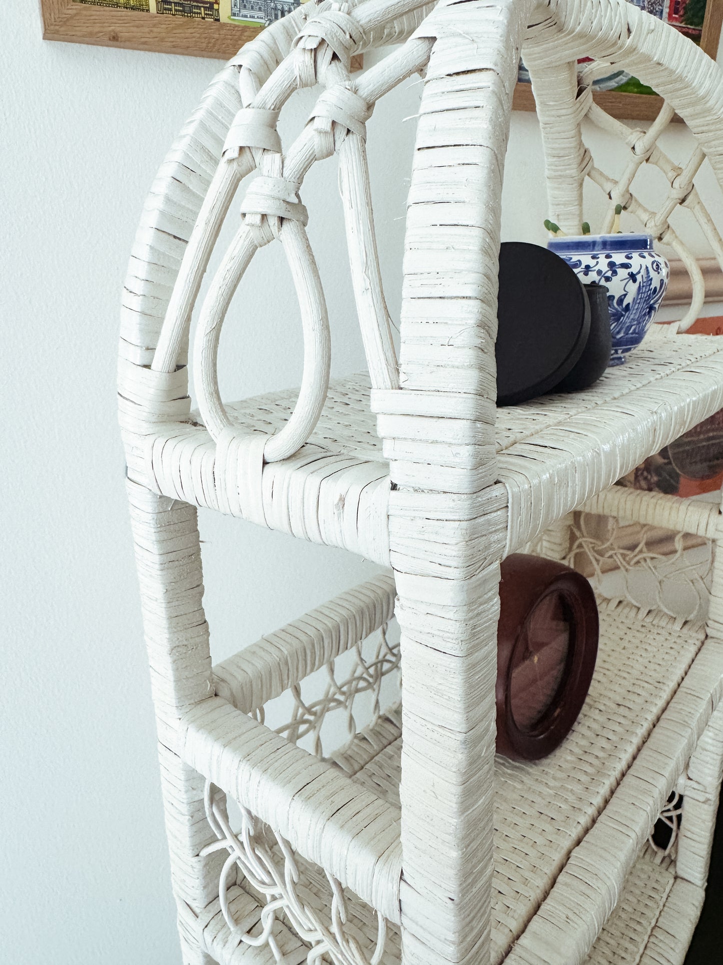 The Arched Wicker Shelf — Vintage Restored