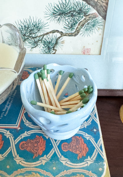 The Pale Blue — Ceramic Match Holder