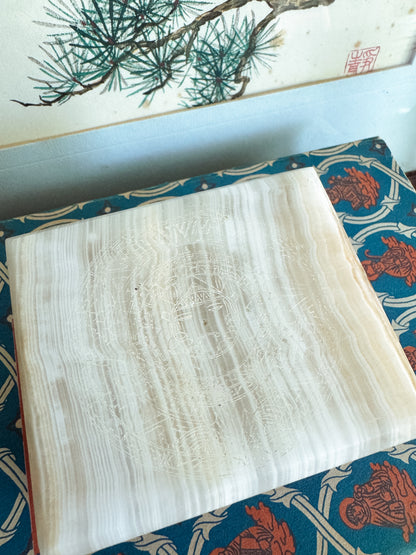 The Alabaster — Carved Stone Trinket Box