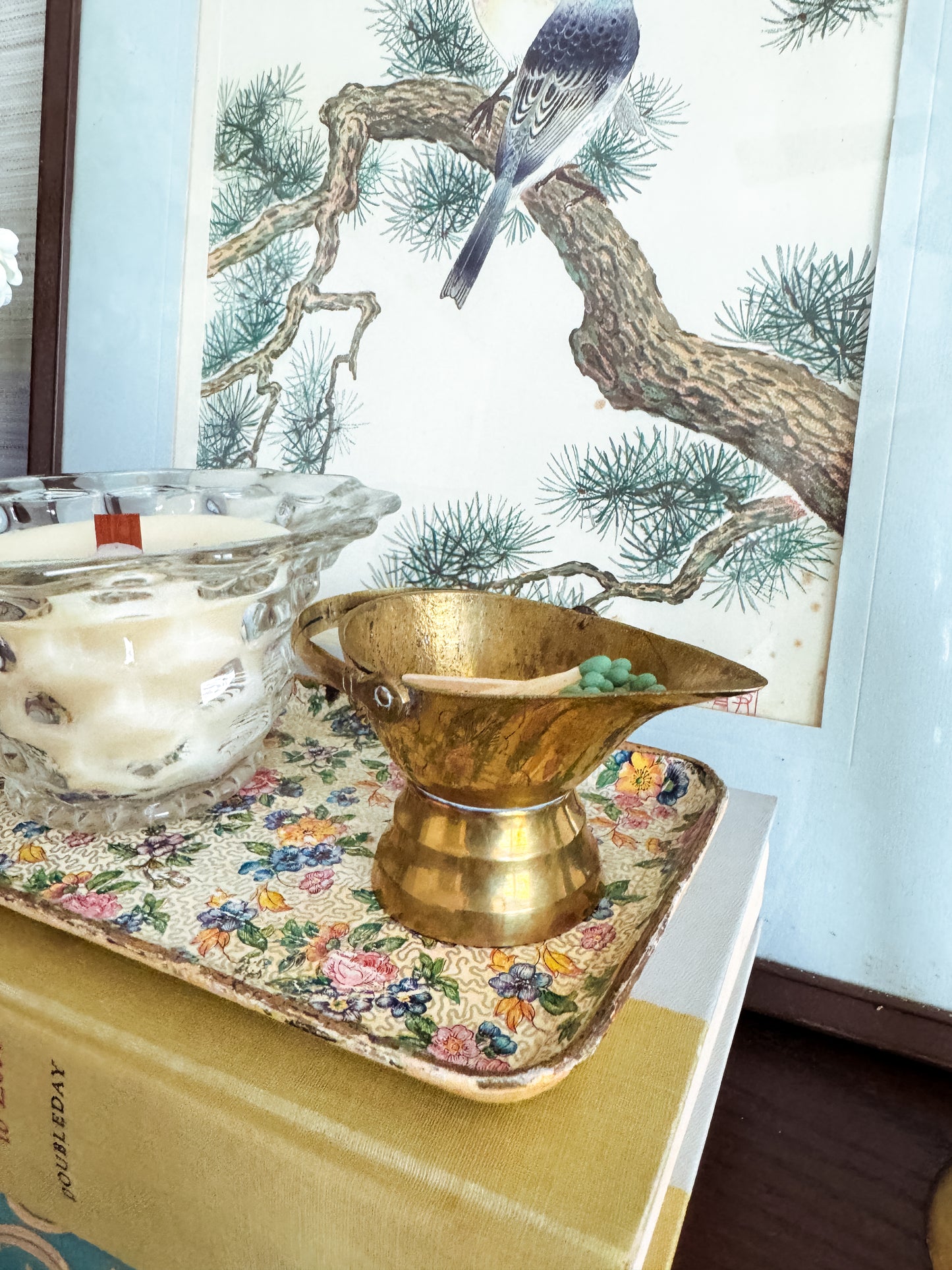 The Scuttle — Vintage Metal Match Holder