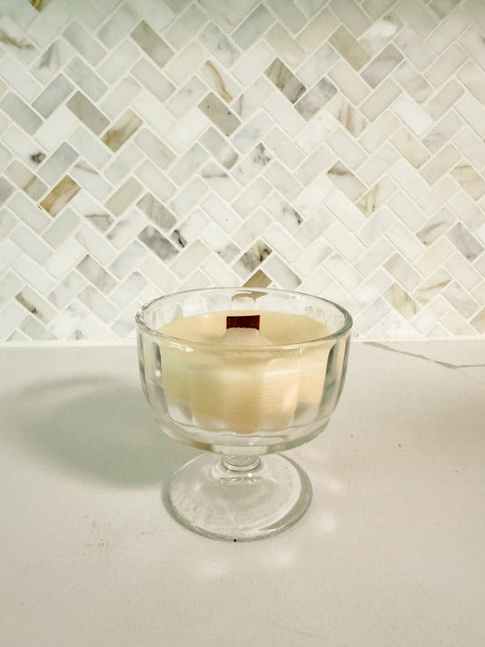 Santal No. 1 Petite Coupe Wood Wick Candle (4 oz)