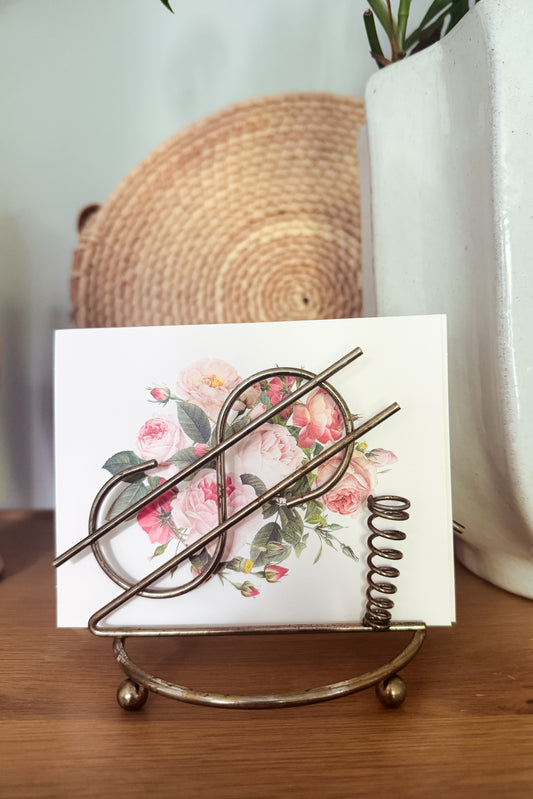 The Correspondent — Vintage Metal Letter & Napkin Holder