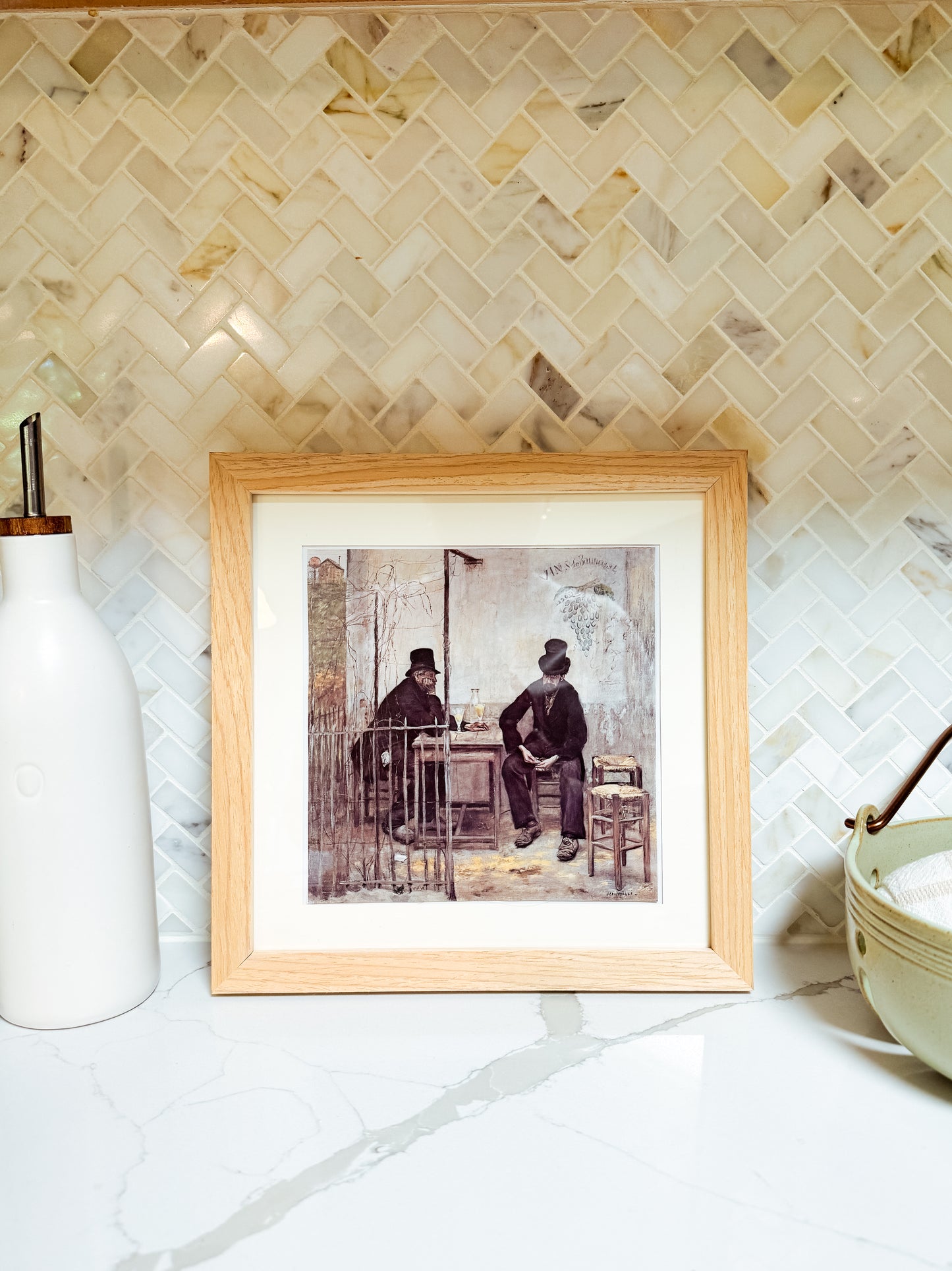 Vintage Raffaëlli Print | Framed Book Plate Art | 9x9