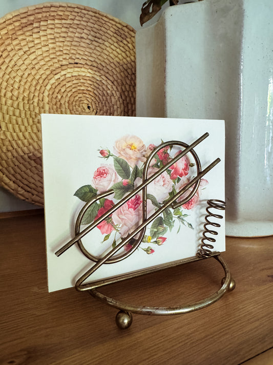 The Correspondent — Vintage Metal Letter & Napkin Holder