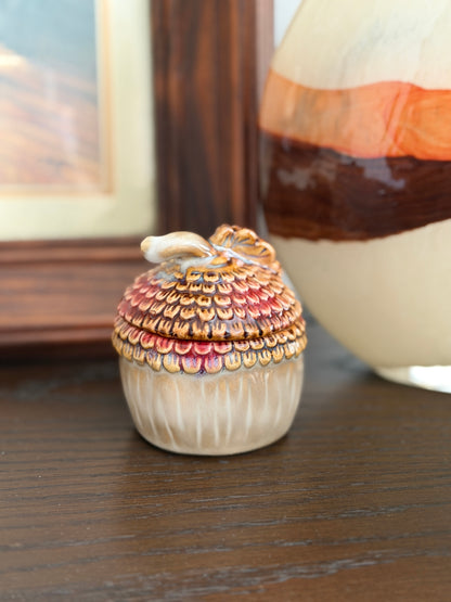 The Acorn Jar — Mid-Century Japanese Lidded Pot