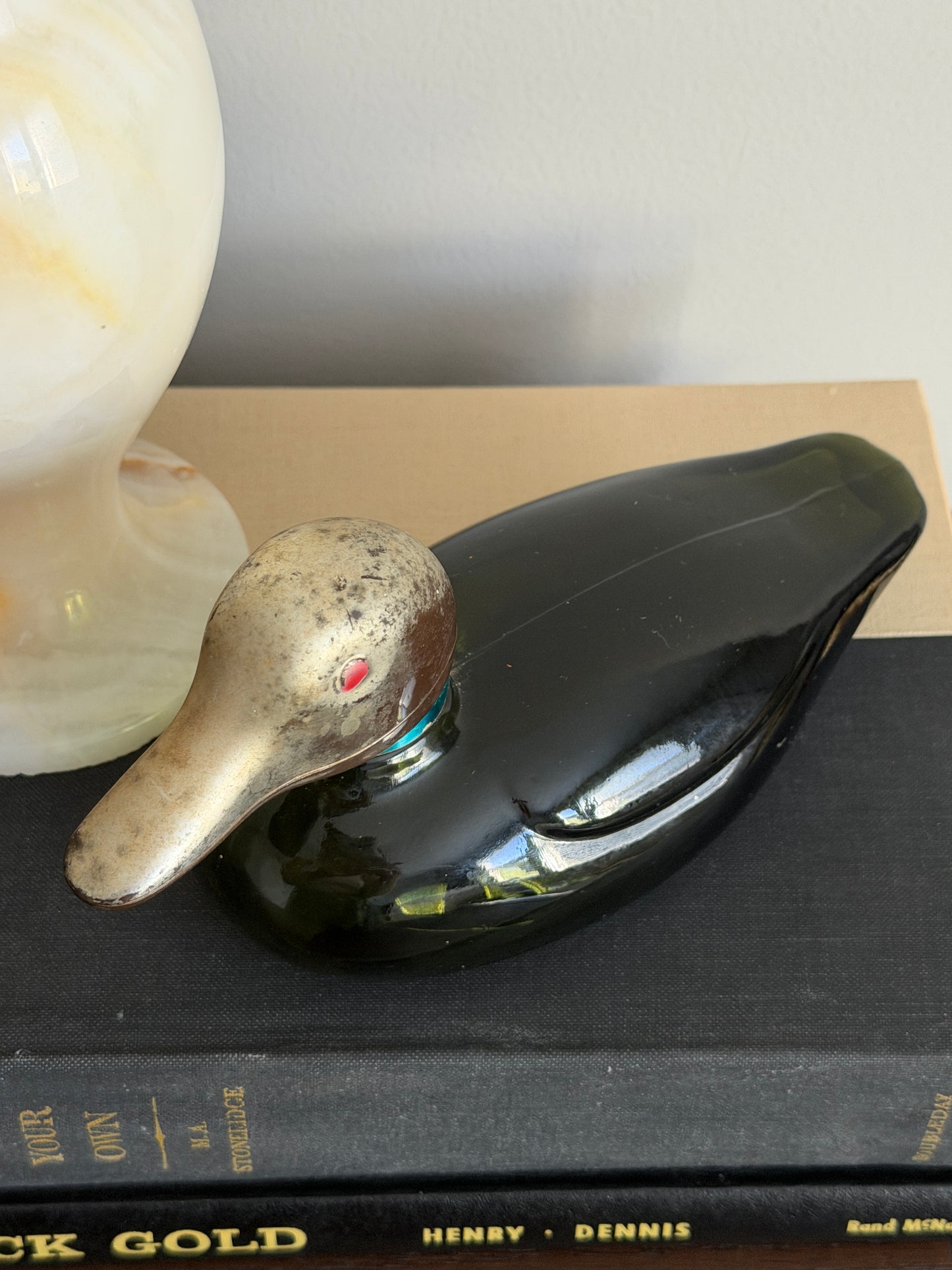 The Drake — 1970s Avon Mallard Decanter