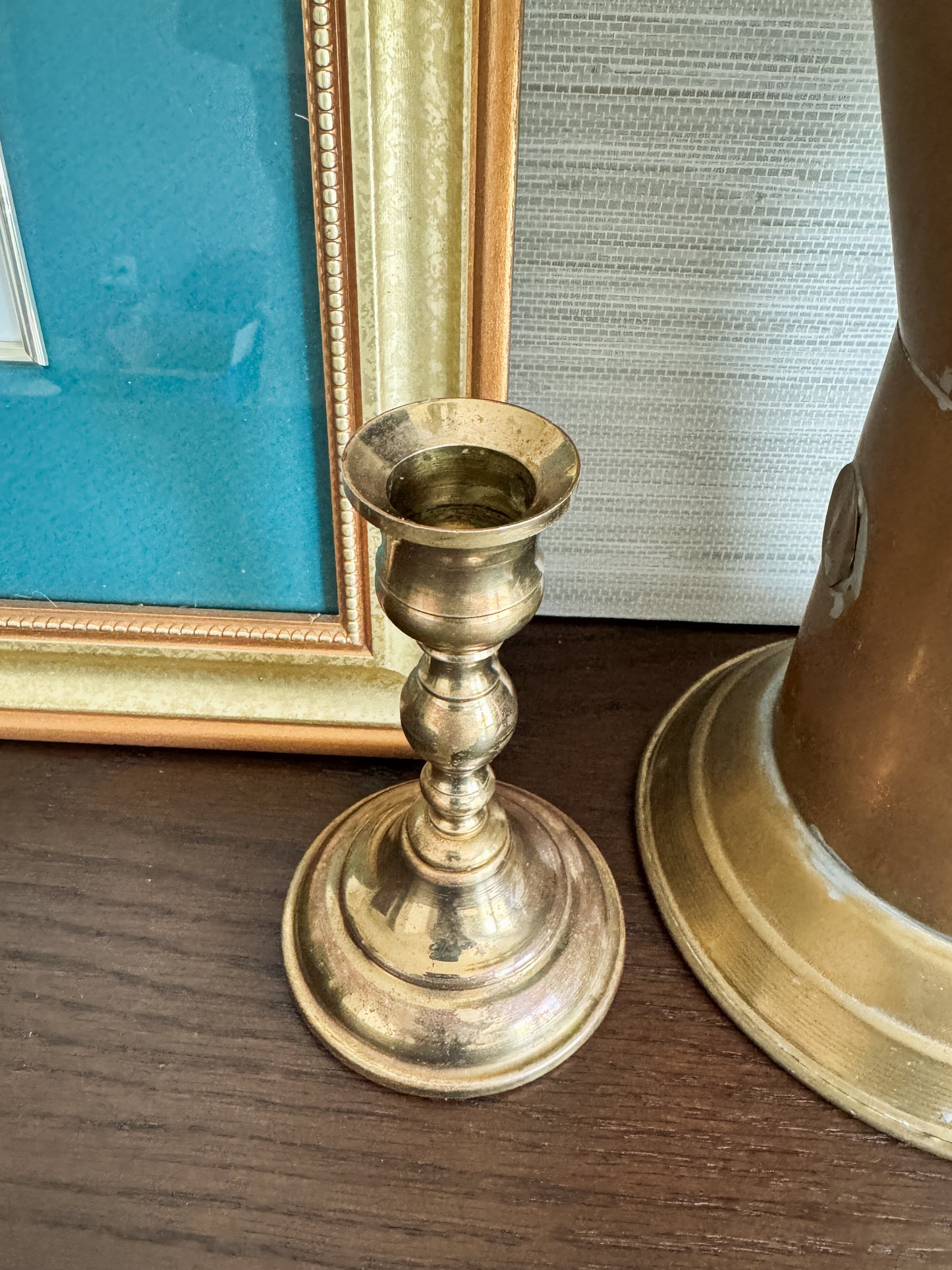 The Solo — Brass Urn Candlestick