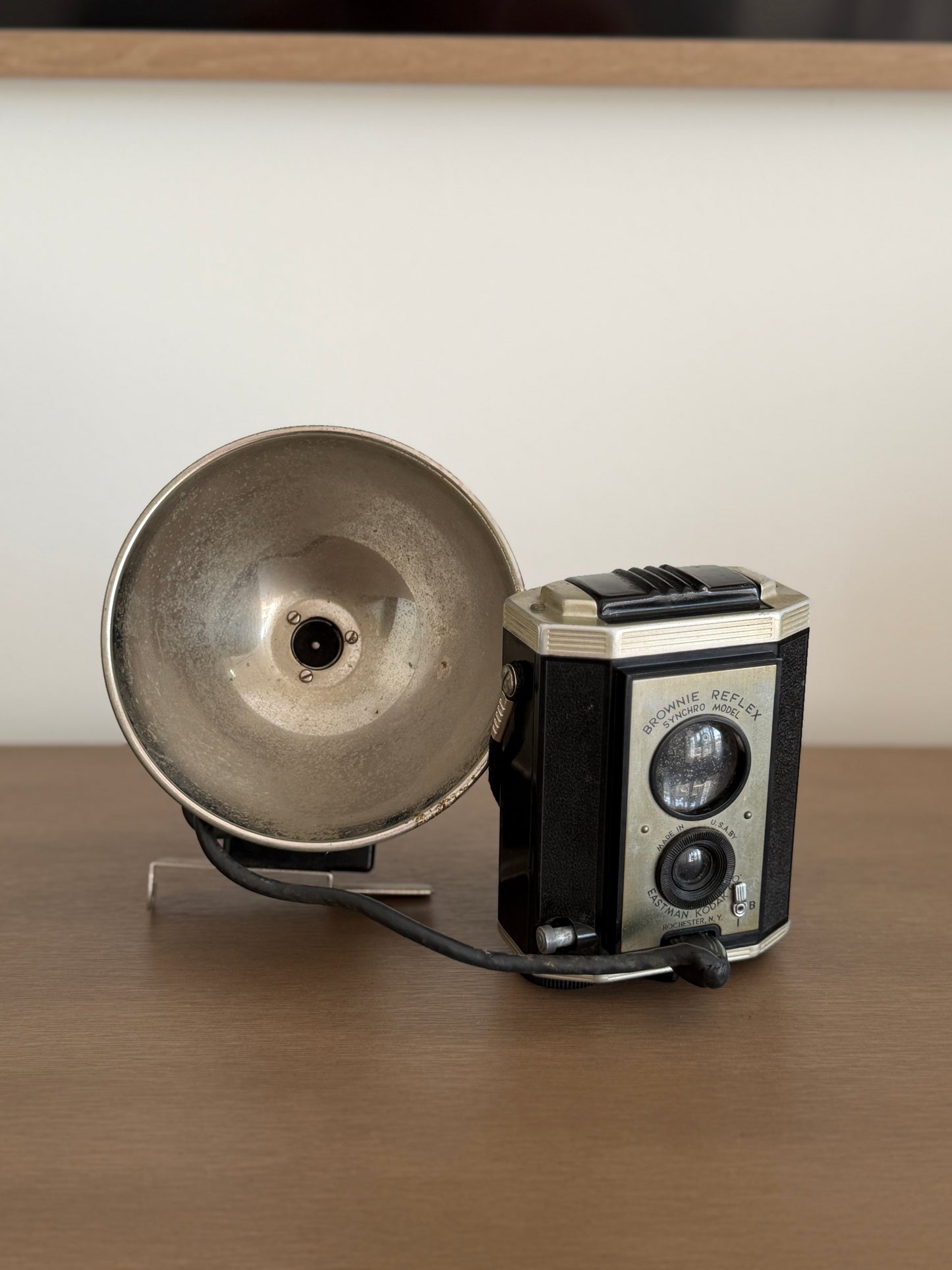The Synchro — 1940s Brownie Reflex with Flasholder