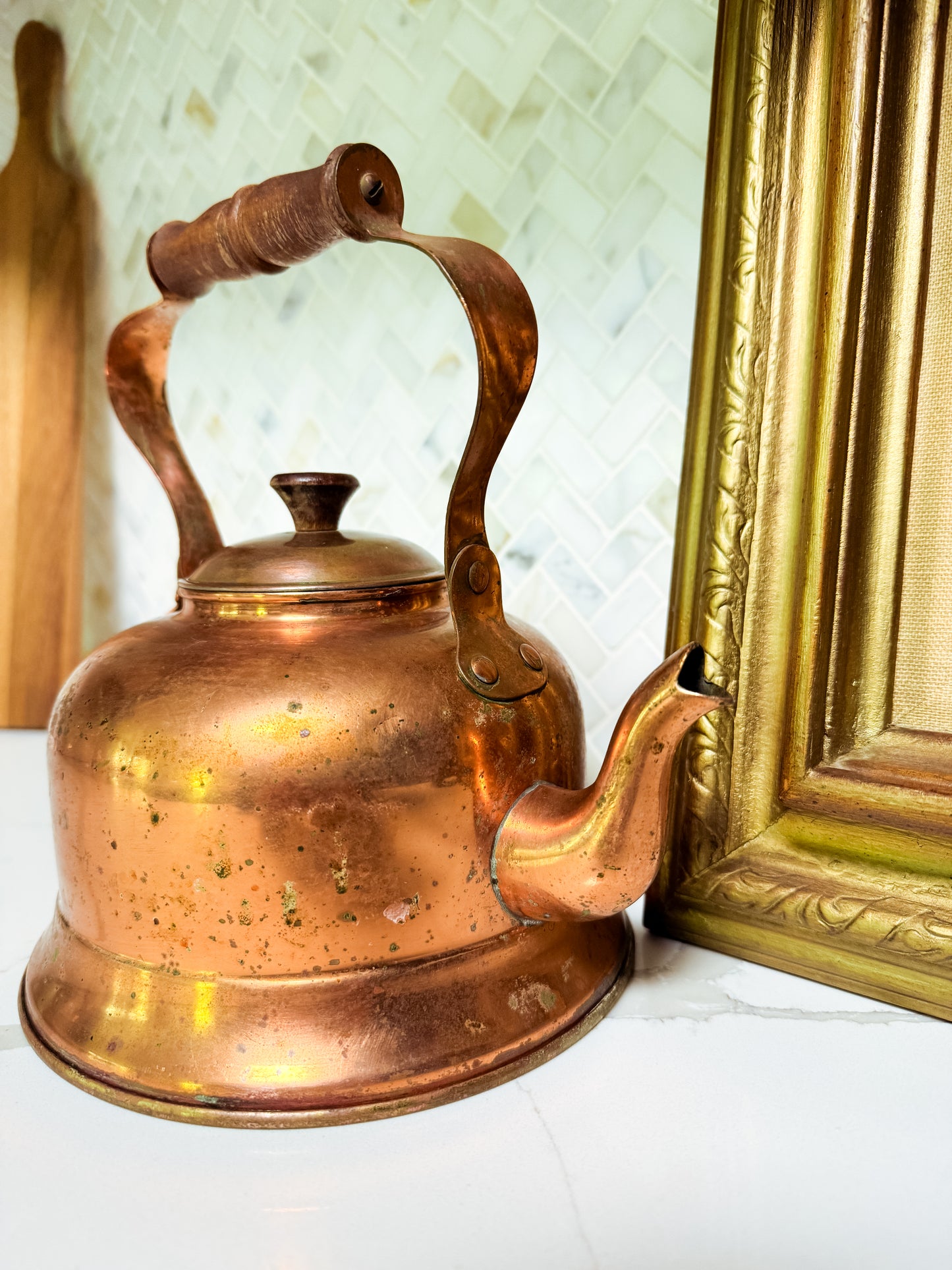 The Simmer — Vintage Copper Kettle