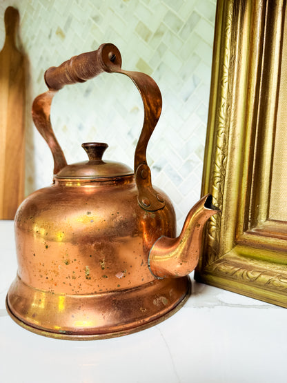 The Simmer — Vintage Copper Kettle