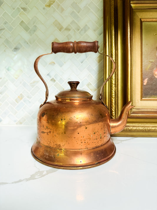 The Simmer — Vintage Copper Kettle