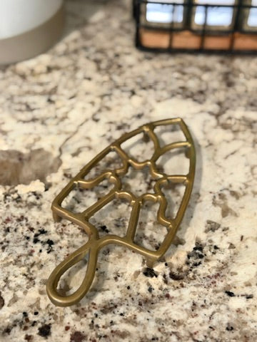 The Cathedral — Vintage Brass Trivet