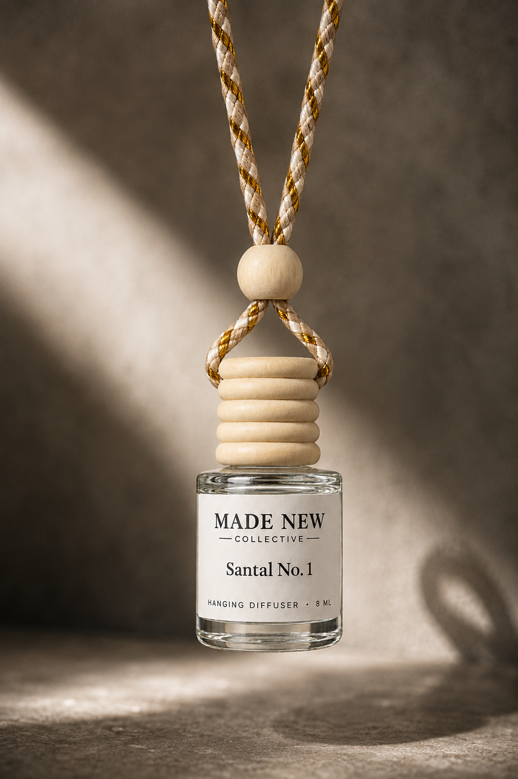 Santal No. 1 — Hanging Car Diffuser (8 ml)