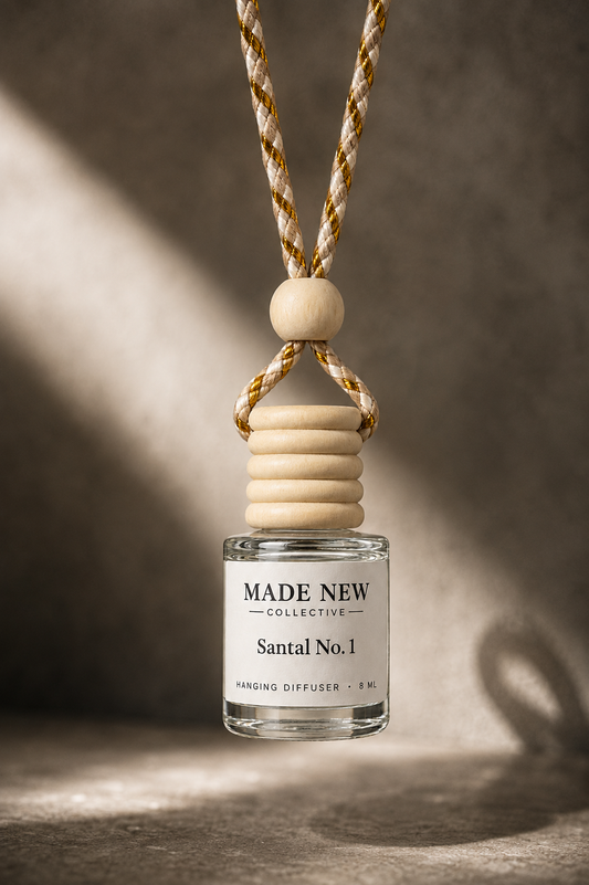 Santal No. 1 — Hanging Car Diffuser (8 ml)