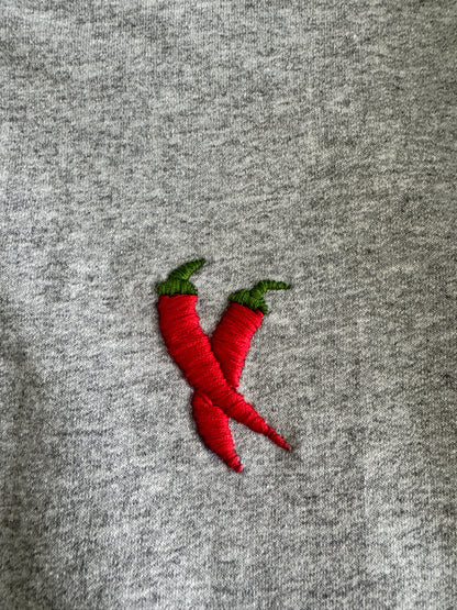 The Chili Pepper Crewneck - Hand Embroidered | One of One