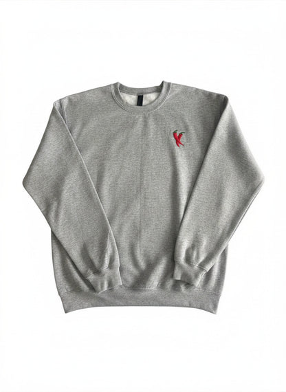 The Chili Pepper Crewneck - Hand Embroidered | One of One